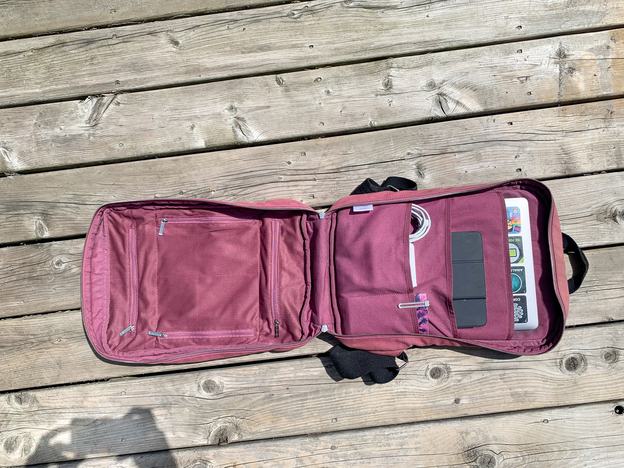 Baron Fig Bag Open Flat